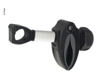 Bike Holder spacer 2,5 silver with lock (for carrier G2)