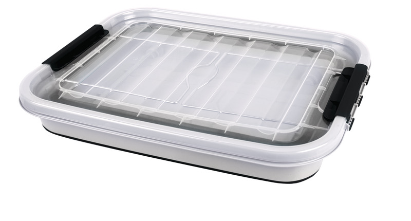 Aufbewahrungsbox 30l faltbar mit Deckel u.Rollen -