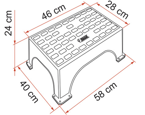 Trittstufe Magnum Platinu