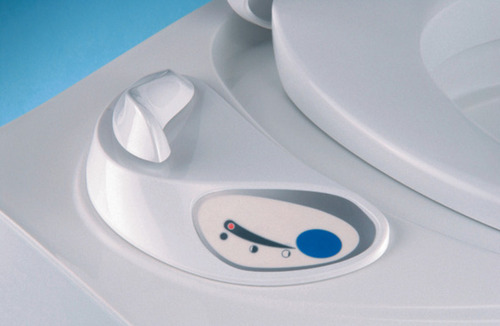 WC à cassette C402-X électrique, blanc, gauche