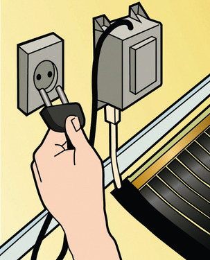 Heating foil 48V for mobile homes and caravans