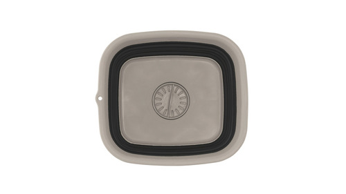 Waschschüssel, faltbar, mit Abfluss, 33,5 x 30 x19 cm