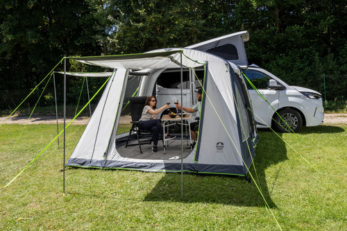 Inflatable bus awning TOUR BREEZE AIR - in 3 mounting heights -