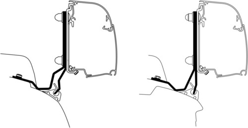 Markisenadapter für Thule Wandmarkisen 
