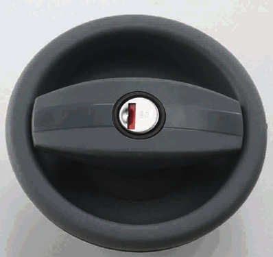 Caravan Türschloß - Rechts - Schwarz / schwarz