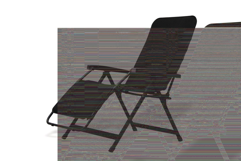 Reclining Camping Chair, AERONAUT, DuraDore, dark grey Lightweight