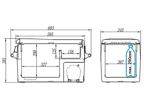 Carbest kompressorkøler CampCooler 30