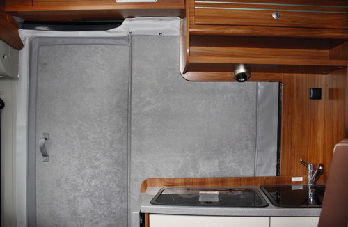 dhermovorhang sliding door Ducato X250/290, boxer, jumper, colour: light grey