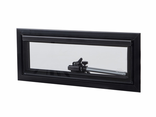 Aluminium Hochdach-Ausstellfenster 460 x 160 mm - Rahmen Silber