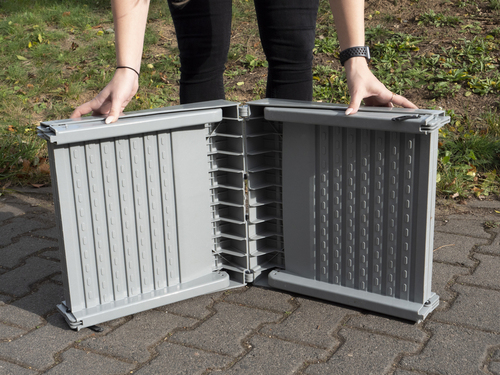 Plastikrampe til hunden Emma