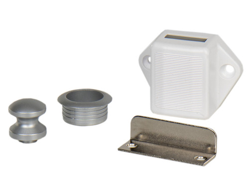 Cerradura a presión Mini - cromo mate