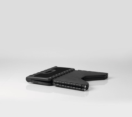 Vikbar plastmönster