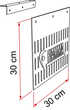 Fiamma lera flaps f.Duc.Reisemobile bak 2 delar