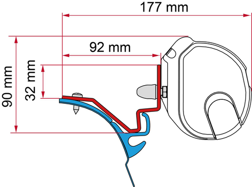 Fiam.Adap.F35 VW T6 Westf