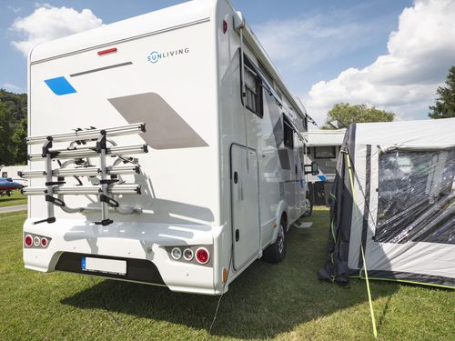 Puhallettava linja-auton markiisi TOUR BREEZE AIR - 3 asennuskorkeutta -