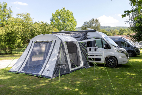 Puhallettava linja-auton markiisi TOUR BREEZE AIR - 3 asennuskorkeutta -