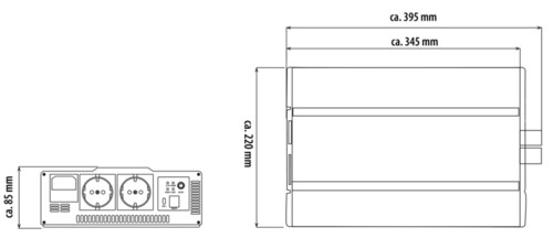 PowerWave Inverter 2000W - inversor de onda sinusoidal con circuito de prioridad de red de última generación