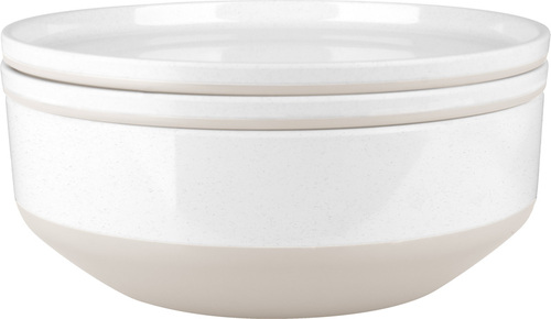 Service de table en mélamine Odette - 7 pièces - Pour 2 personnes