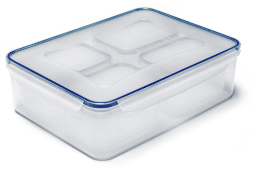 Storage cans and food storage cans set, transparent with lids, 5 parts