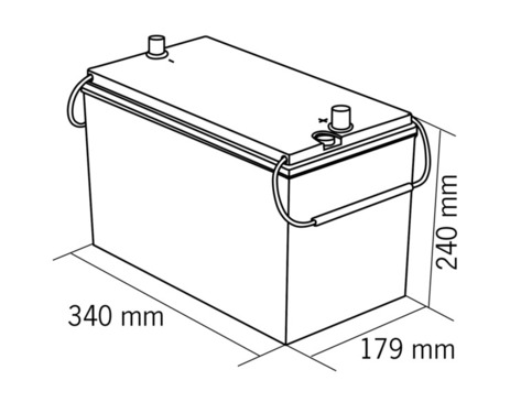 TRION - 150 Ah Hochleistungs-LiFePO4-Batterie mit außergewöhnlich hohen Spitzenentladungsströmen