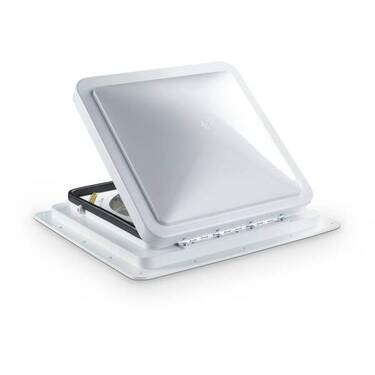 Hotte de toit avec hotte aspirante 12 volts : verre dépoli 40x40cm