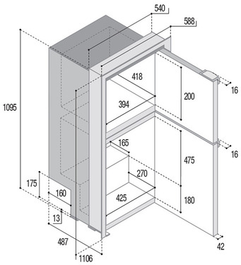 Kompr.Kühlschr.DP150iCHRs