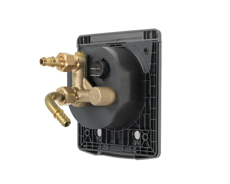 Exterior shower black