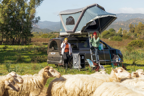 GT Roof 2022 havalı çatı çadırı - zeytin