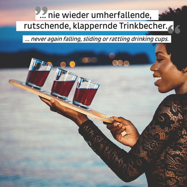 Klasik polikarbonat cam mıknatıs seti 2, 2 manyetik bardak dahil