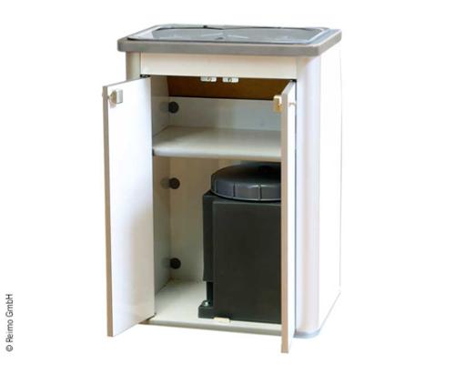 VW T6, VW T5 Multivan kitchen pod gloss white (Weekender / California Beach)