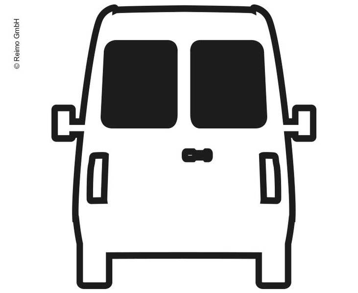 Lunette arrière rigide pour VW Crafter à partir de 2018 - Heckfenster Crafter links