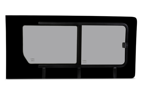 Skydevindue i ægte glas til VW Crafter fra modelår 2018-. -