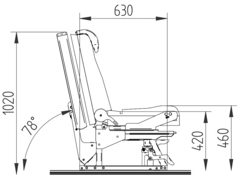 Sitz-/Schlafbank 540