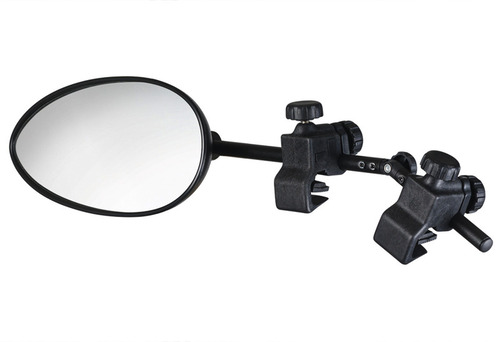 Caravanspiegel met gekleurde veiligheidsstrepen