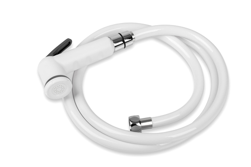 Doucheset wit met vergrendelingshendel, 150 cm