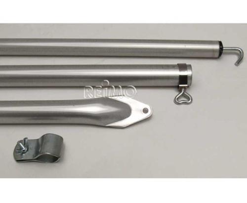 Crochet de toit 165-250 cm, aluminium, Ø32mm