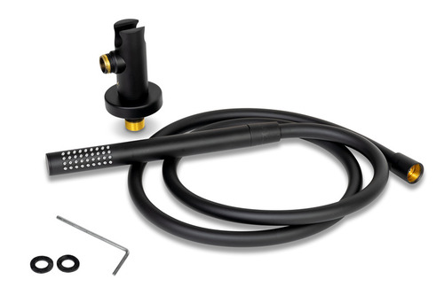 Duschkomplettset - Schwarz matt