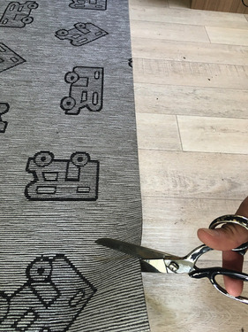 Wohnraumtepp.150x52 grau