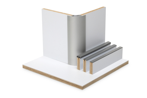 Möb.Platte weiß matt