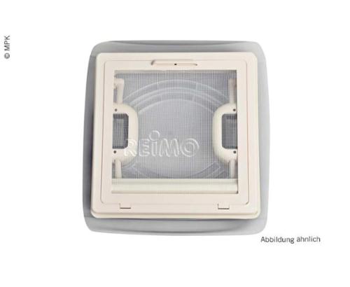 Hotte de toit 28x28cm avec cadre : Beige, capot : verre fumé