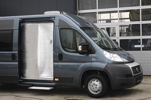dhermovorhang sliding door Ducato X250/290, boxer, jumper, colour: light grey