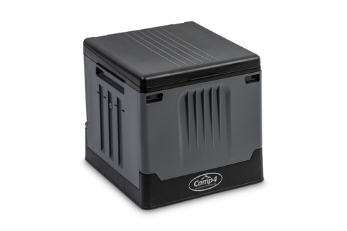 Klapptoilette M grau/schw