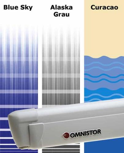 Awning Omnistor 8000 4m Blue Sky, case white