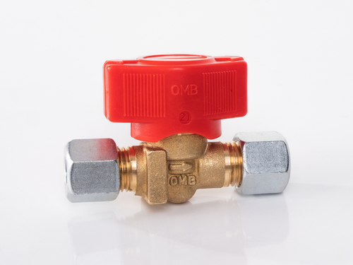 1-way quick shut-off valve for 8 mm gas pipe