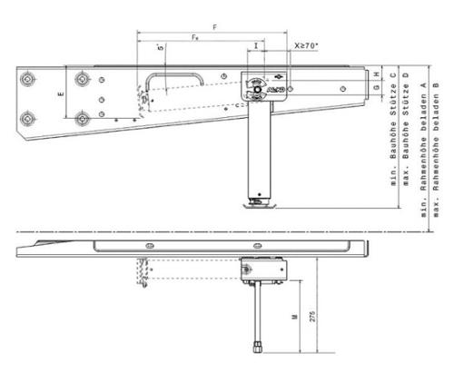 Kurbelstützen ClickFix - Mechanisch