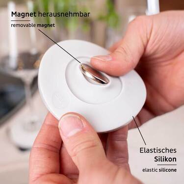 Magnet-Kondom für Stielgläser - 4er Set
