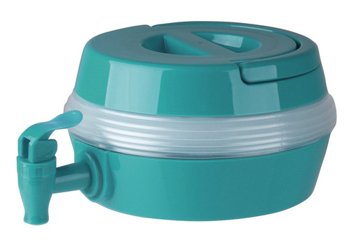 Foldable water dispenser 5,5L teal