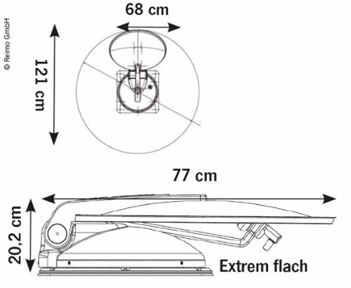 Travelsat 68 Twin LED