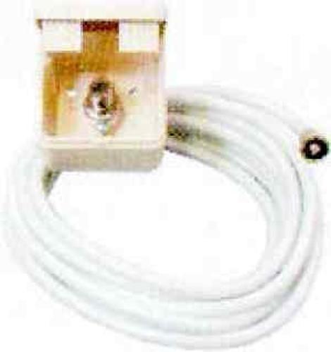 Outside socket with F-plug & 3m coax cable