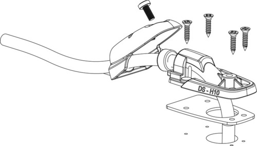 Dachdurchführ. 6-10mm hgr